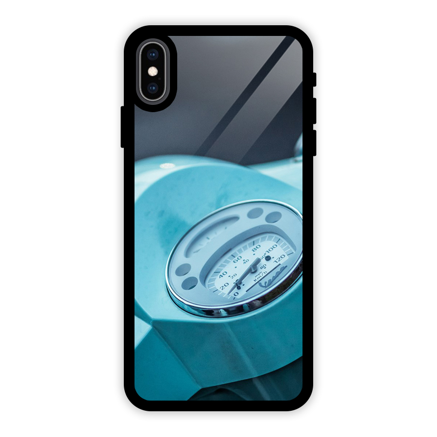 Scooter Meter Glass Back Case for iPhone XS Max