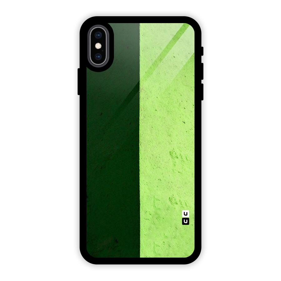 Shades Half Glass Back Case for iPhone XS Max