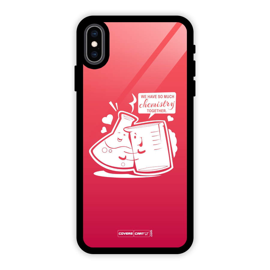 So Much Chemistry Glass Back Case for iPhone XS Max