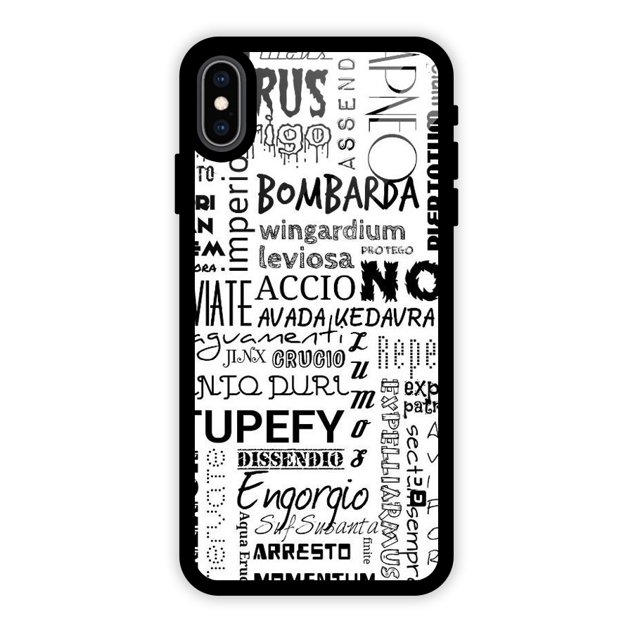 Stupefy Glass Back Case for iPhone XS Max