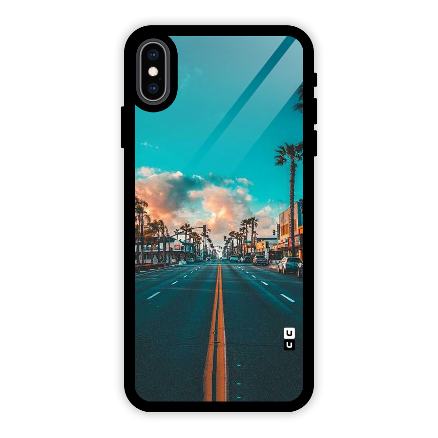 Sundown Road Glass Back Case for iPhone XS Max