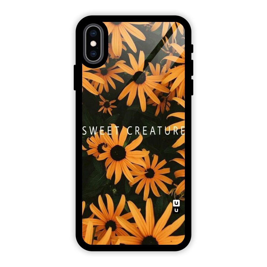Sweet Creature Glass Back Case for iPhone XS Max