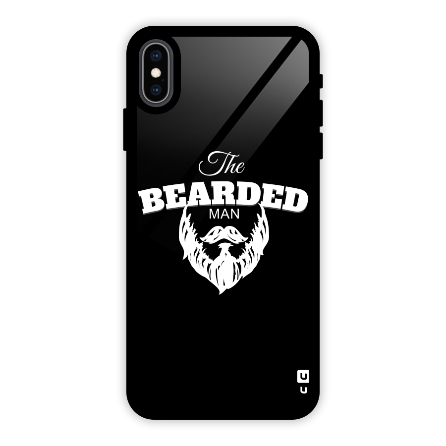 The Bearded Man Glass Back Case for iPhone XS Max