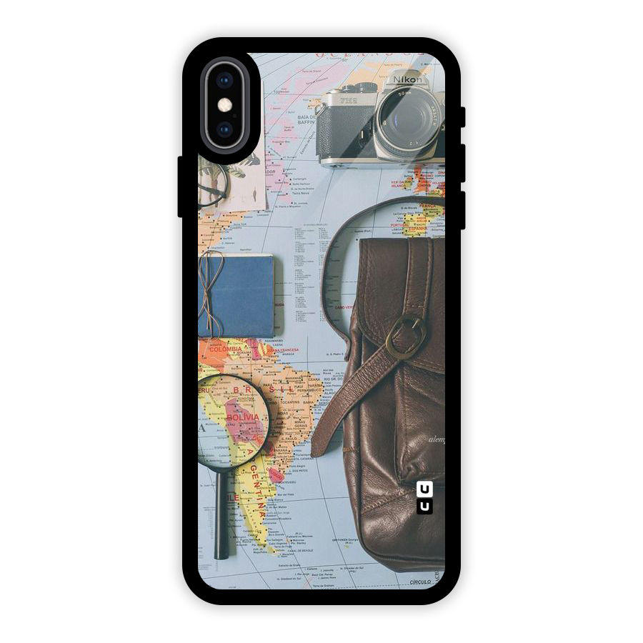 Travel Requisites Glass Back Case for iPhone XS Max