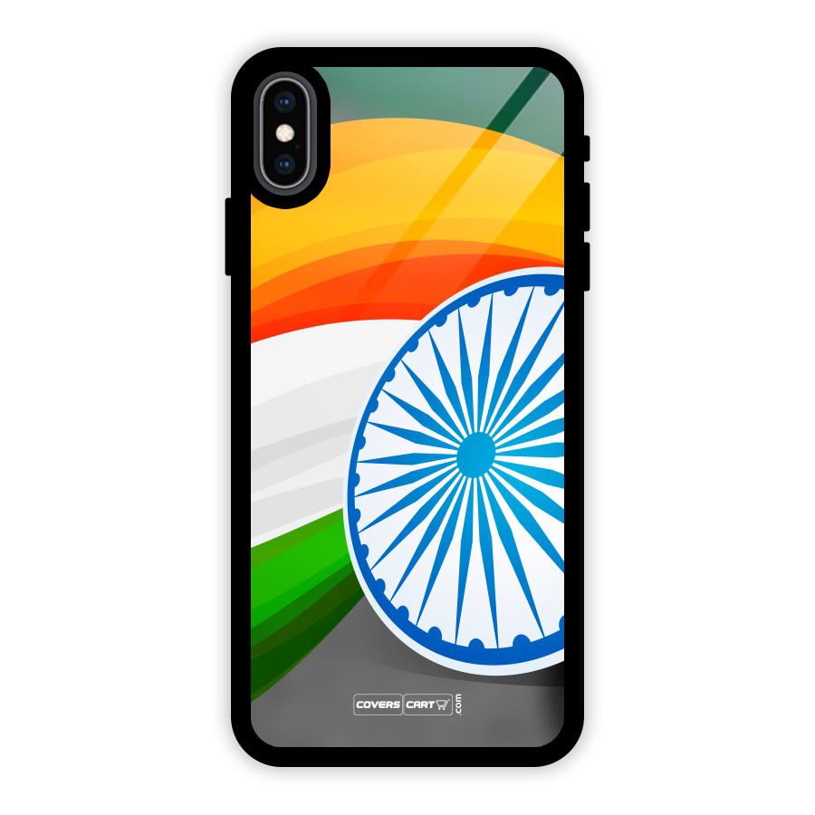 Tri Color Glass Back Case for iPhone XS Max