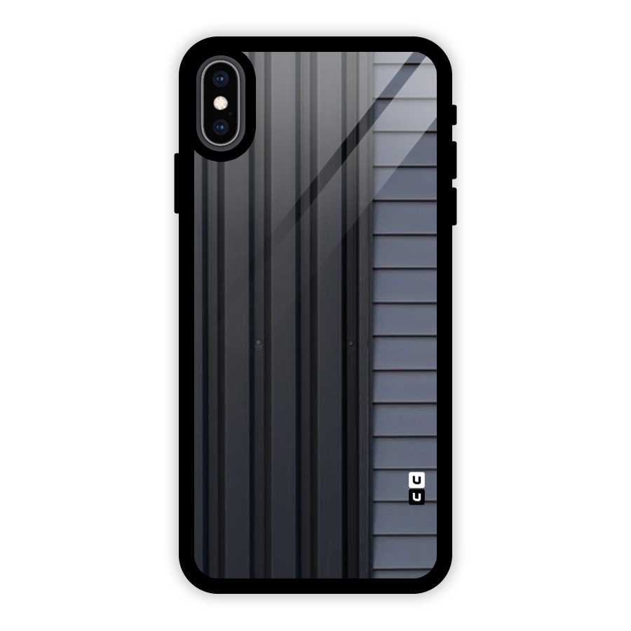 Vertical Horizontal Glass Back Case for iPhone XS Max