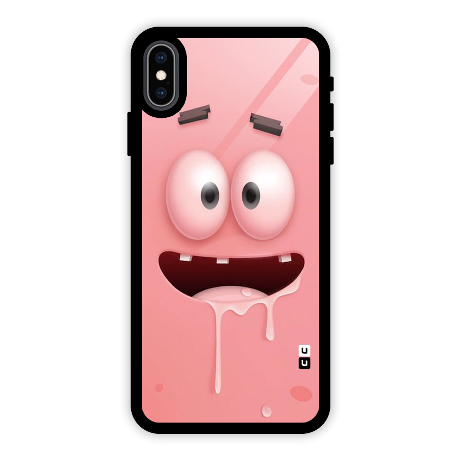 Watery Mouth Glass Back Case for iPhone XS Max