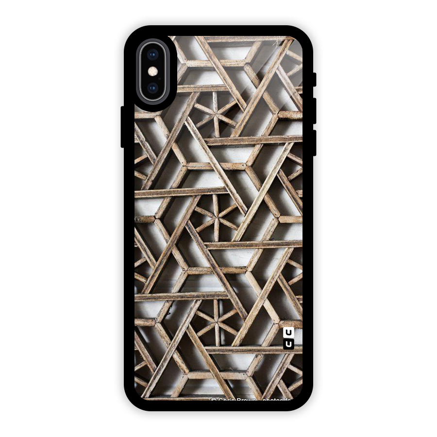 Wheel Design Glass Back Case for iPhone XS Max