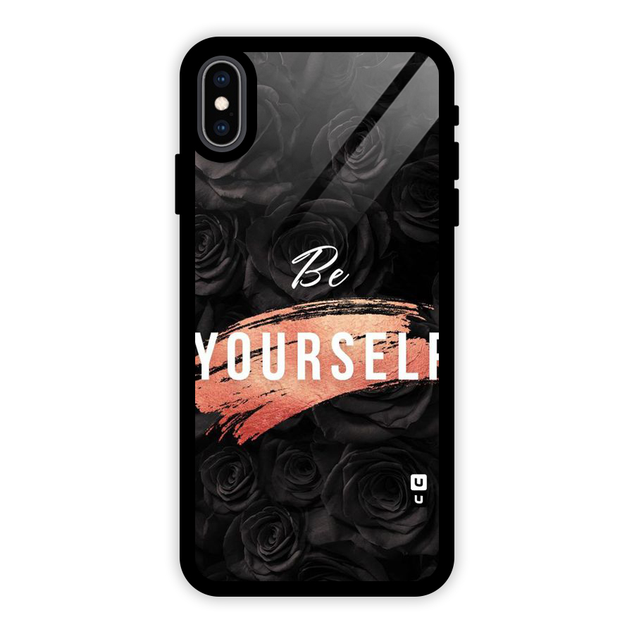 Yourself Shade Glass Back Case for iPhone XS Max