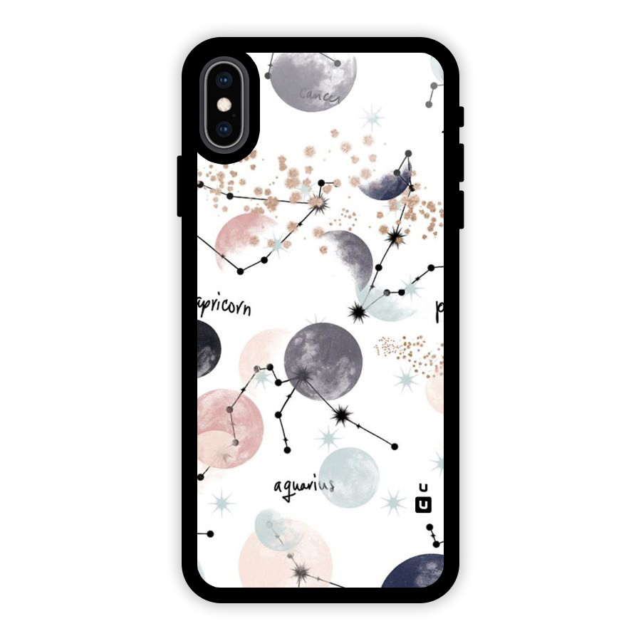 Zodiac Glass Back Case for iPhone XS Max