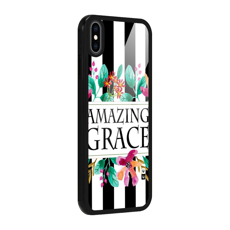 Amazing Grace Glass Back Case for iPhone XS Max