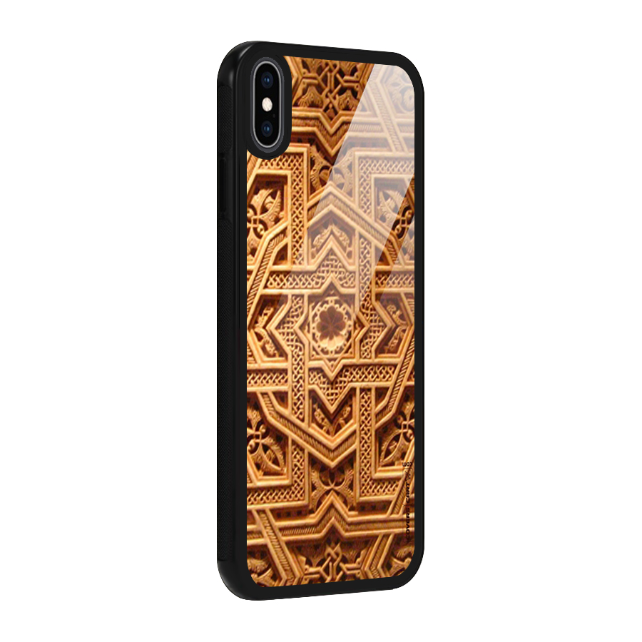 Archaic Wall Glass Back Case for iPhone XS Max