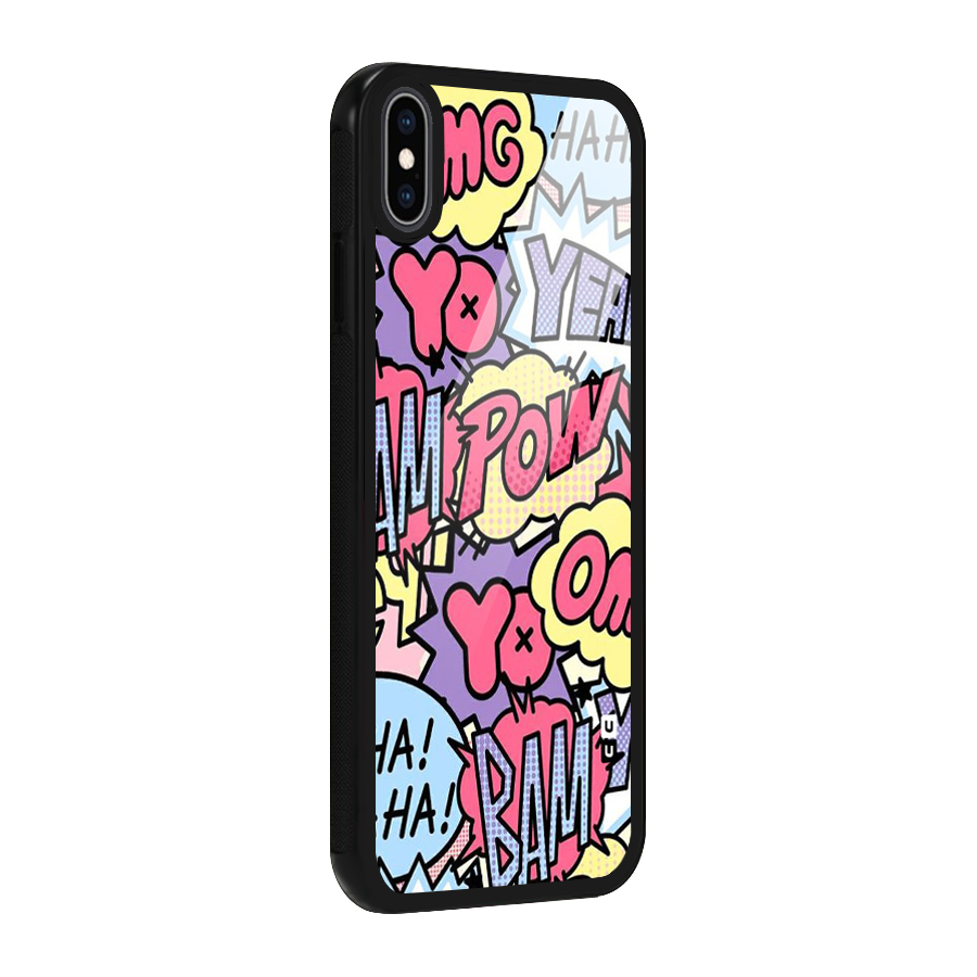 Bam Omg Glass Back Case for iPhone XS Max