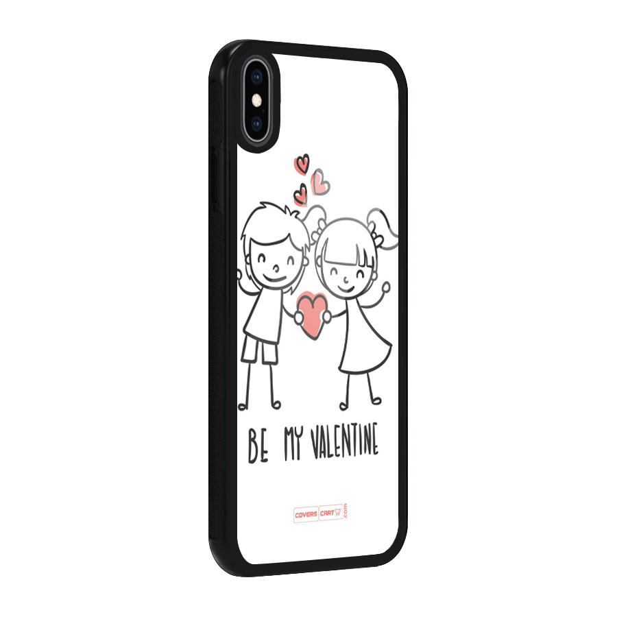 Be My Valentine Glass Back Case for iPhone XS Max