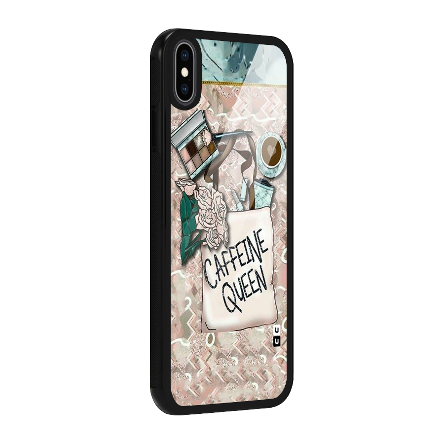 Caffeine Queen Glass Back Case for iPhone XS Max