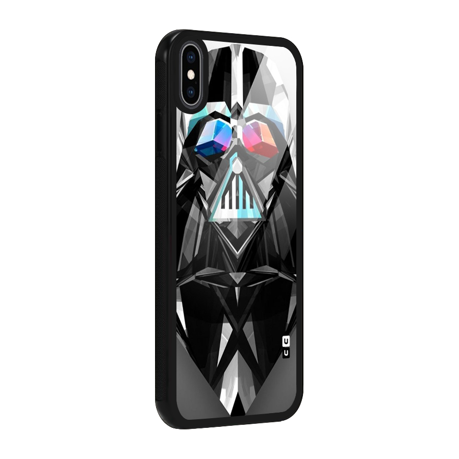 Crystal Robot Glass Back Case for iPhone XS Max