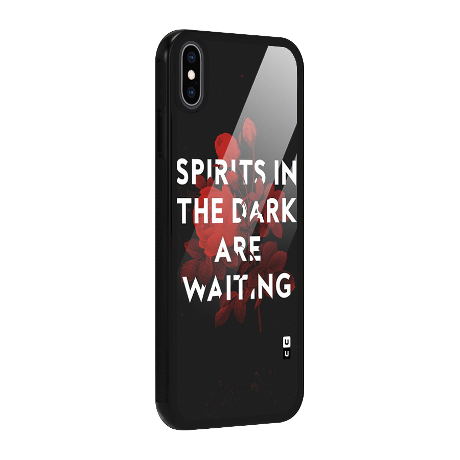 Dark Spirits Glass Back Case for iPhone XS Max