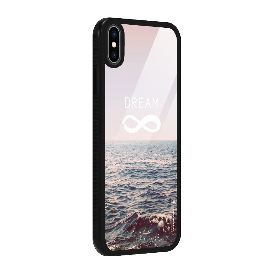 Dream Infinity Glass Back Case for iPhone XS Max