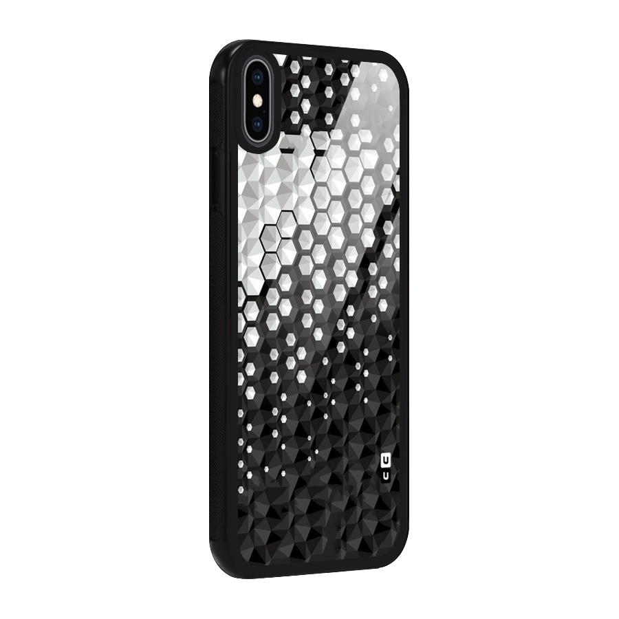 Elite Hexagonal Glass Back Case for iPhone XS Max