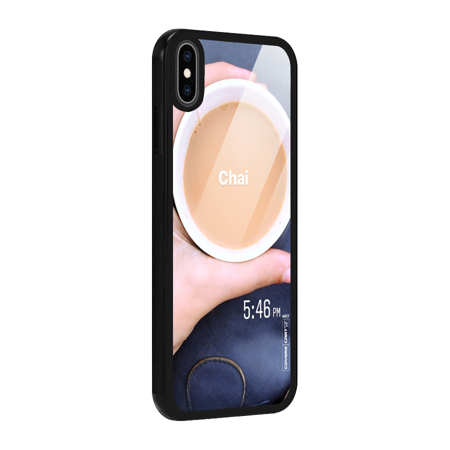 Evening Tea Glass Back Case for iPhone XS Max