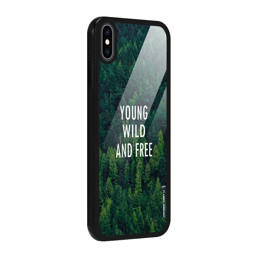 Forest Wanderlust Glass Back Case for iPhone XS Max