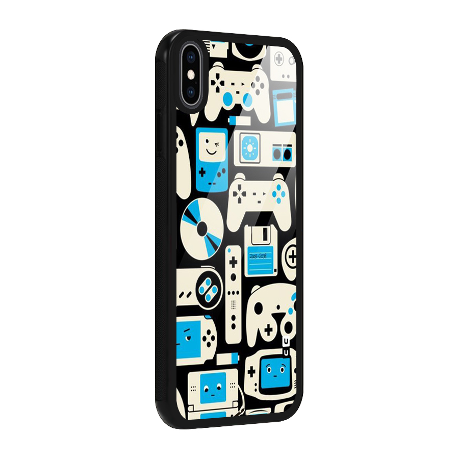Gamers Glass Back Case for iPhone XS Max