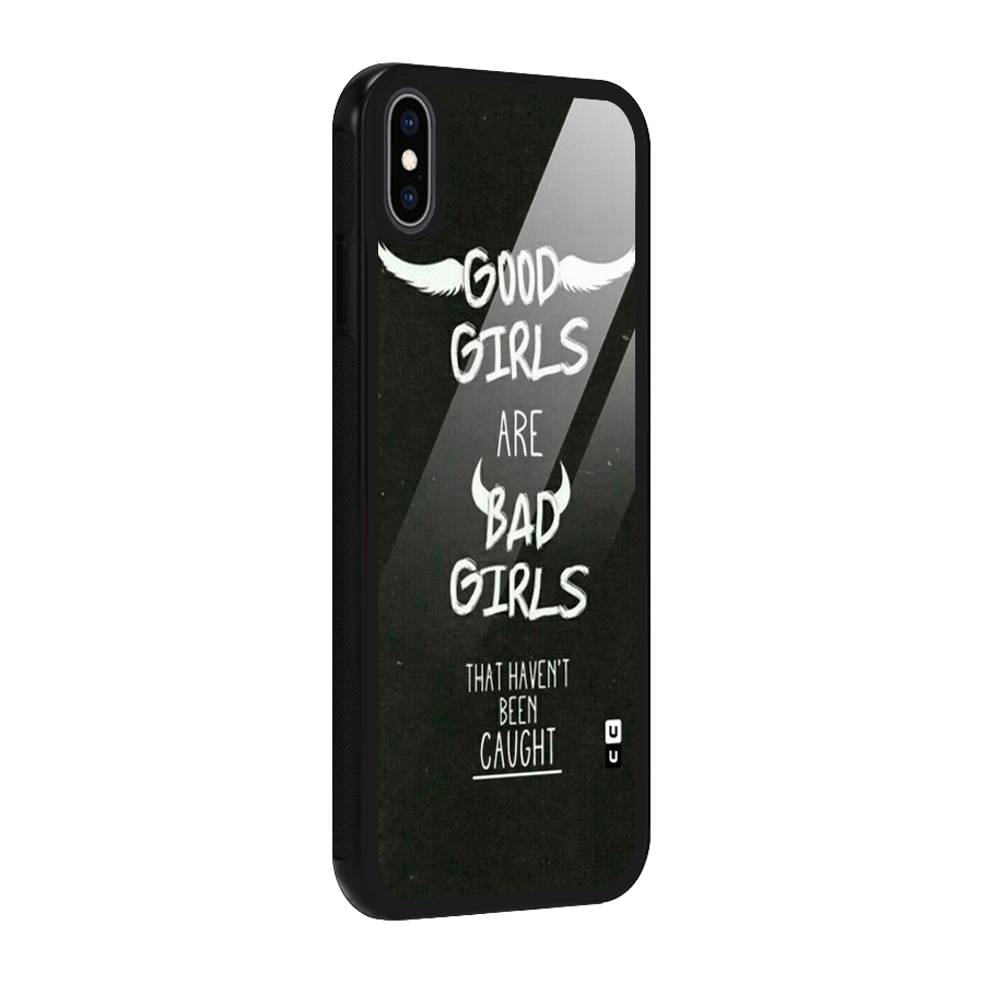 Good Bad Girls Glass Back Case for iPhone XS Max