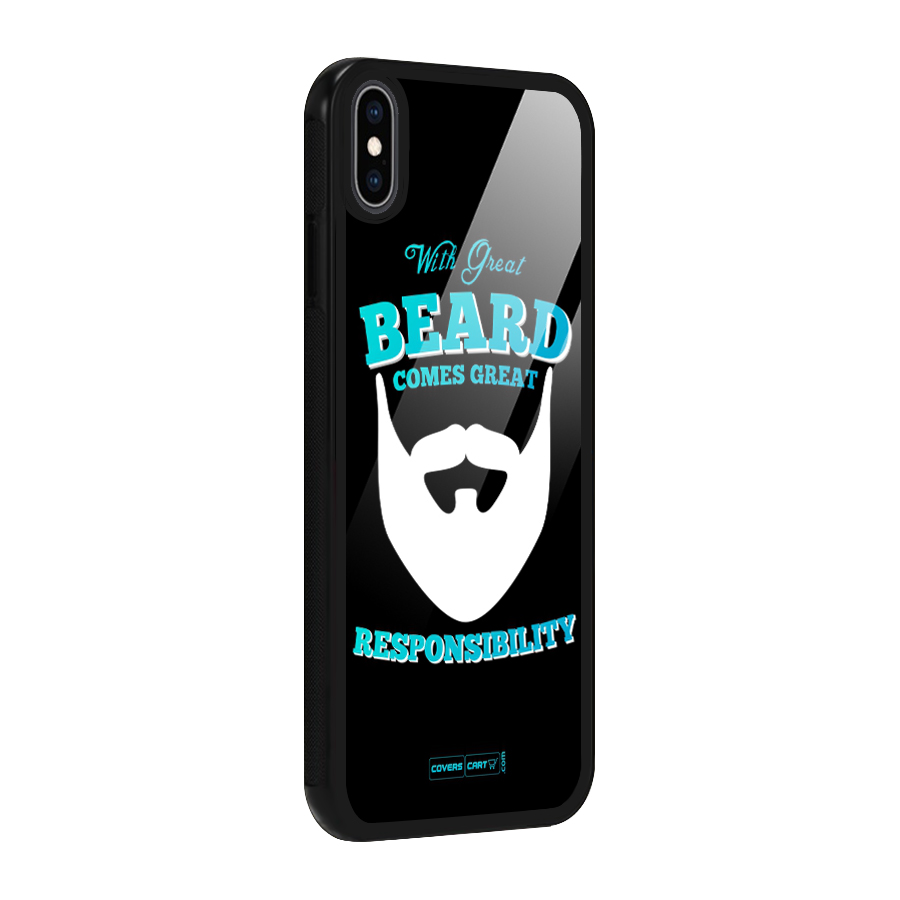 Great Beard Glass Back Case for iPhone XS Max