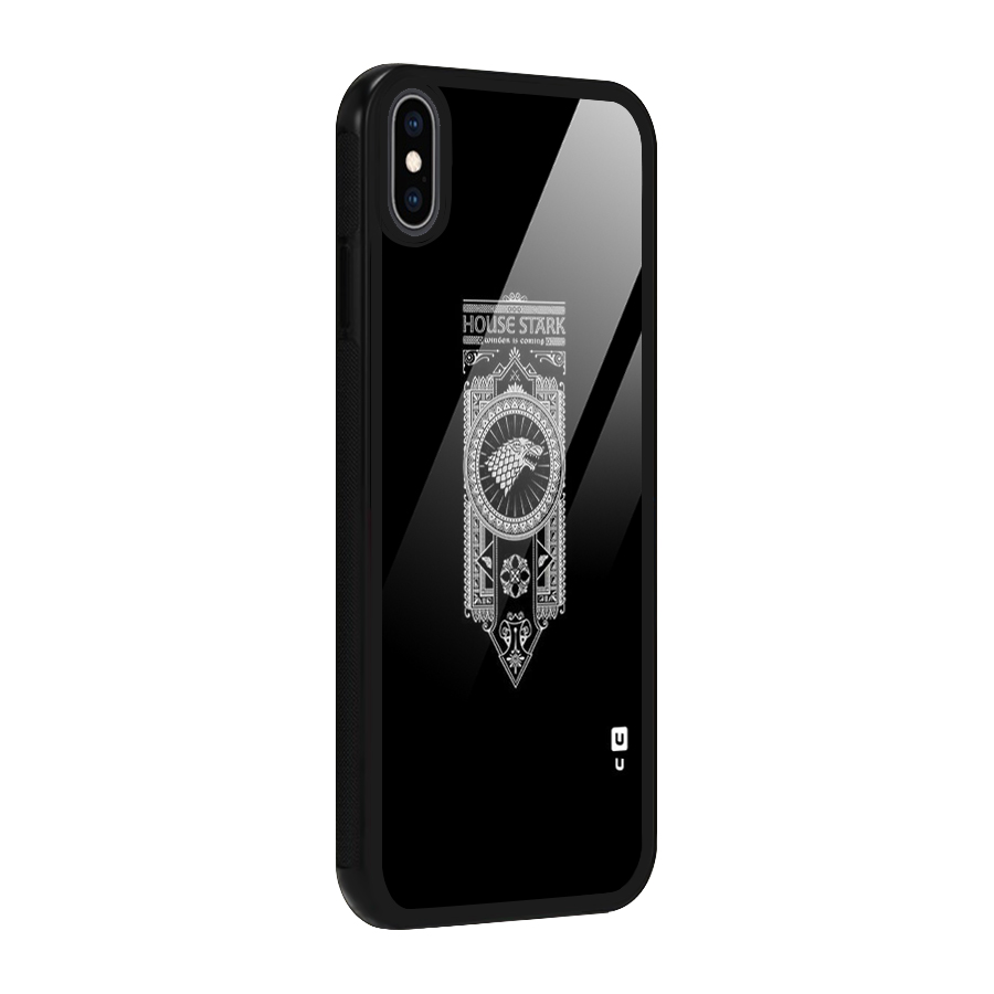 House Banner Glass Back Case for iPhone XS Max