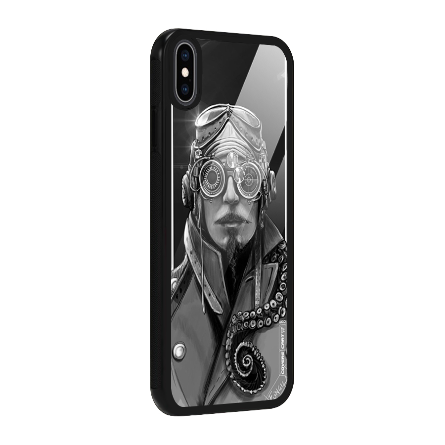 Ismaele Artwork Glass Back Case for iPhone XS Max