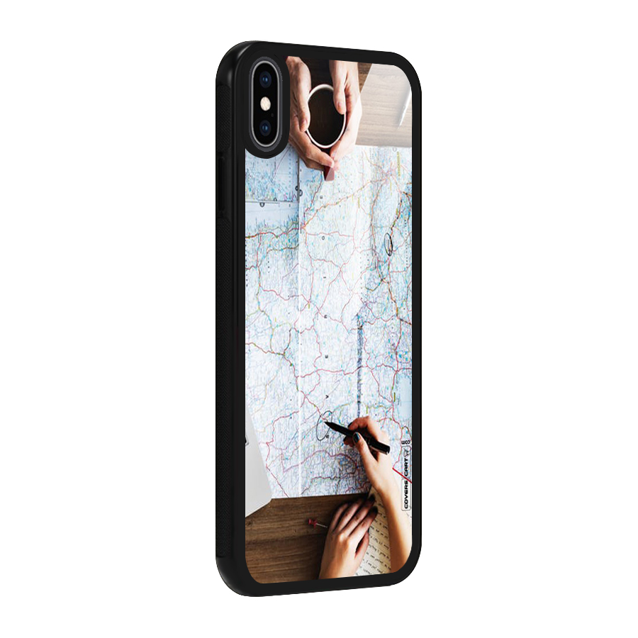 Just Travel Glass Back Case for iPhone XS Max