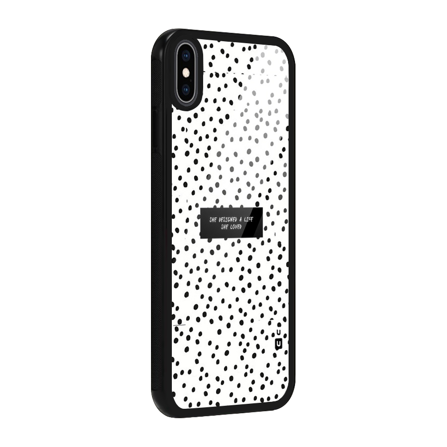 Life Loved Glass Back Case for iPhone XS Max