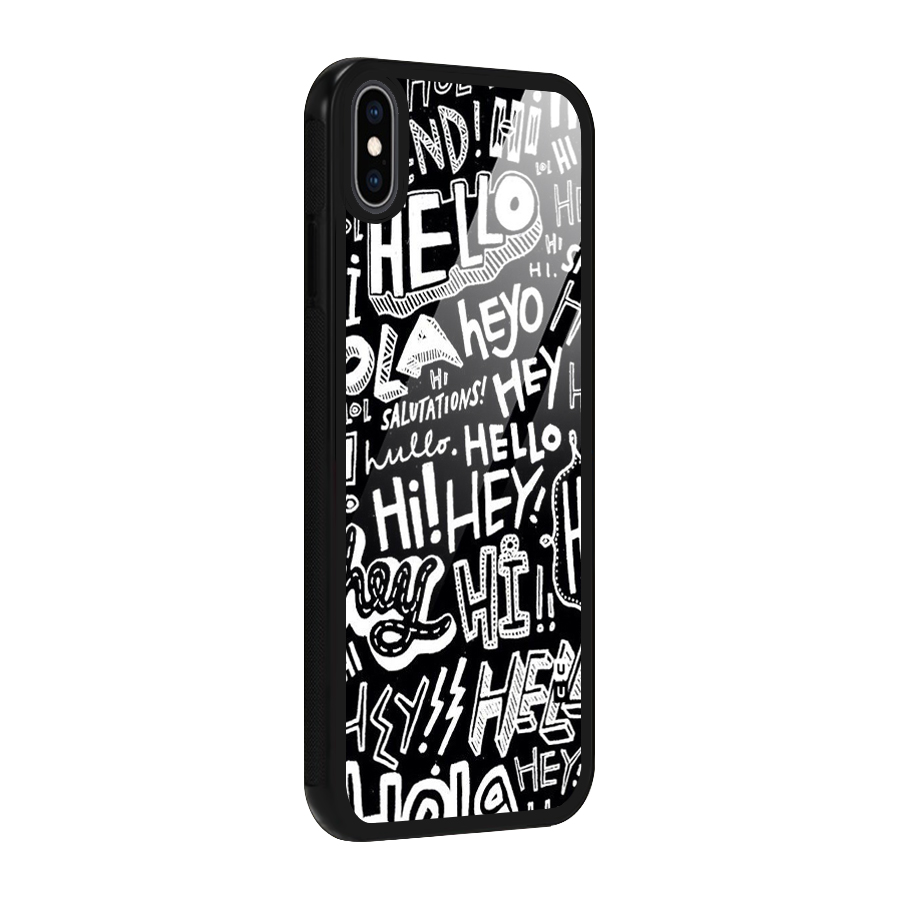 My Friend Glass Back Case for iPhone XS Max
