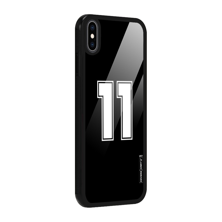 Number 11 Glass Back Case for iPhone XS Max
