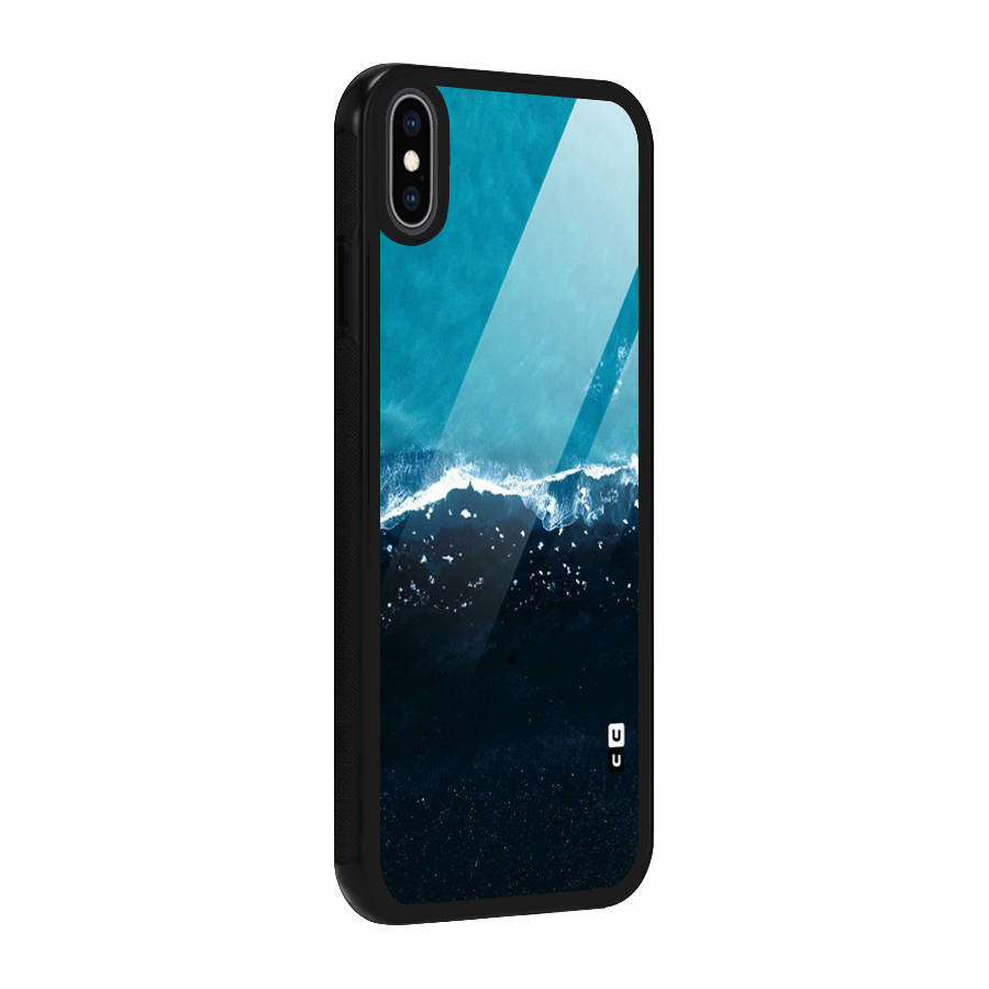 Ocean Blues Glass Back Case for iPhone XS Max