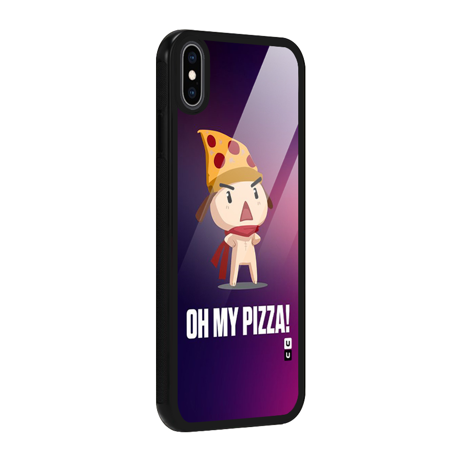 Oh My Pizza Glass Back Case for iPhone XS Max