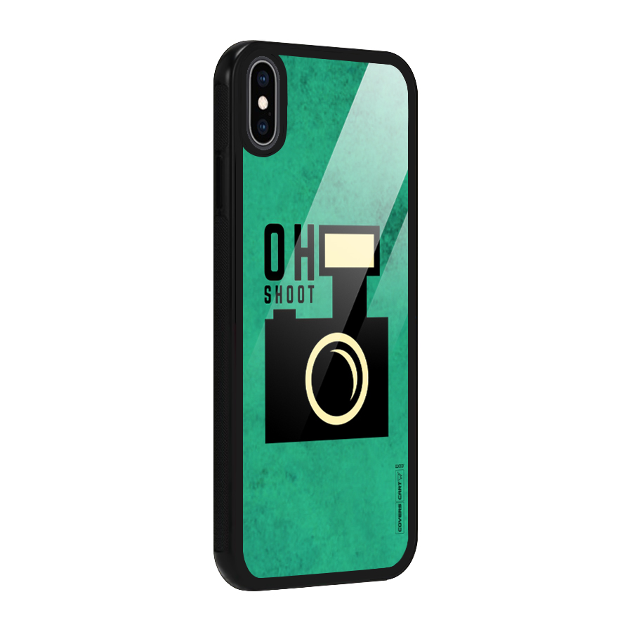 Oh Shoot Glass Back Case for iPhone XS Max