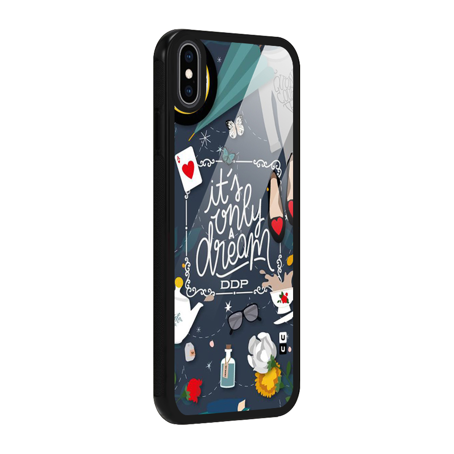 Only A Dream Glass Back Case for iPhone XS Max
