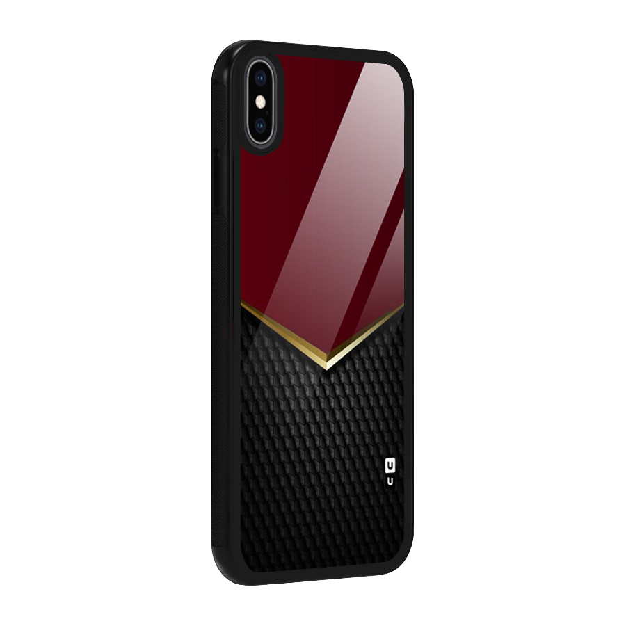 Rich Design Glass Back Case for iPhone XS Max