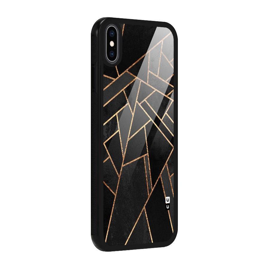 Sharp Tile Glass Back Case for iPhone XS Max