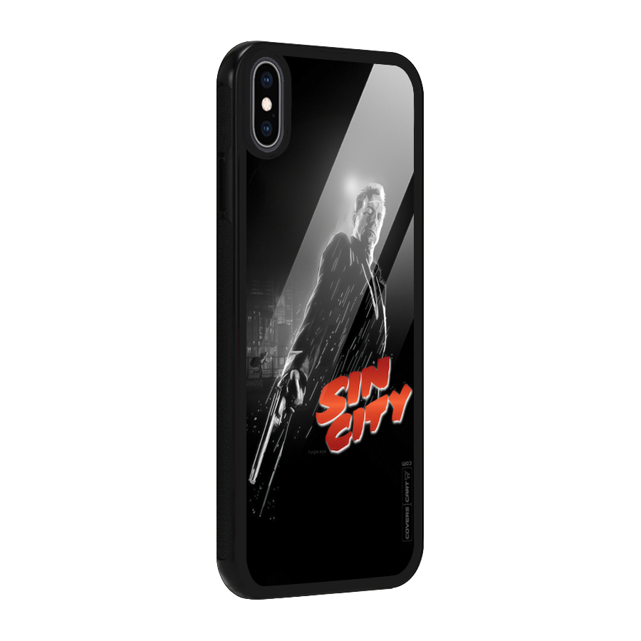 Sin City Glass Back Case for iPhone XS Max