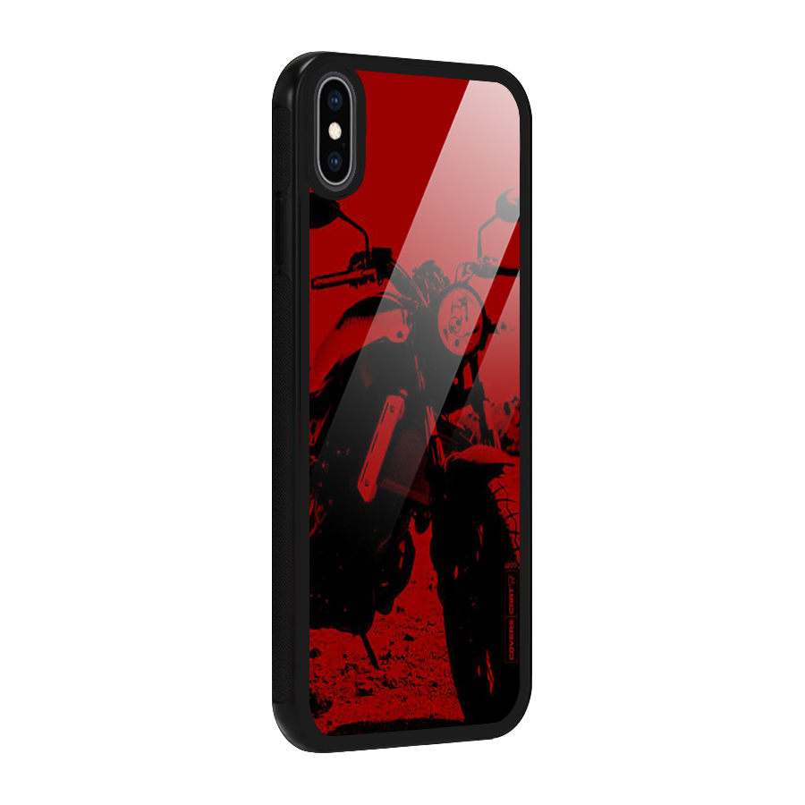 Stylish Ride Red Glass Back Case for iPhone XS Max