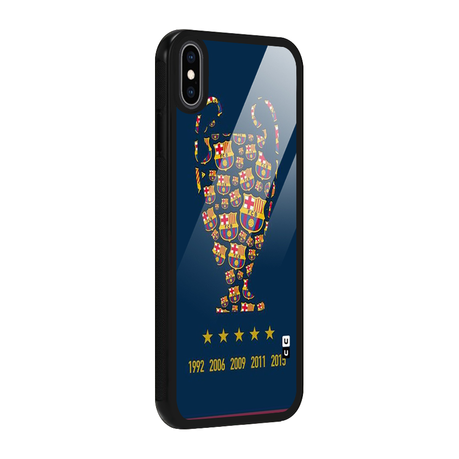 Trophy Team Glass Back Case for iPhone XS Max