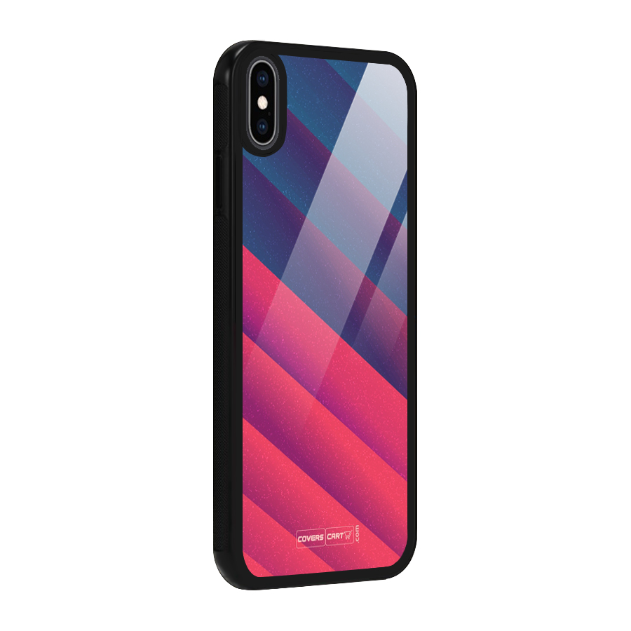 Vibrant Shades Glass Back Case for iPhone XS Max