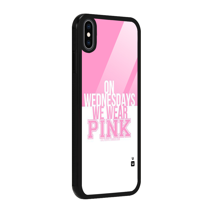 Wear Pink Glass Back Case for iPhone XS Max