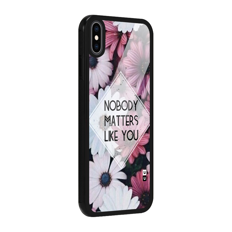 You Matter Glass Back Case for iPhone XS Max