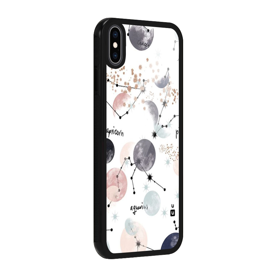Zodiac Glass Back Case for iPhone XS Max