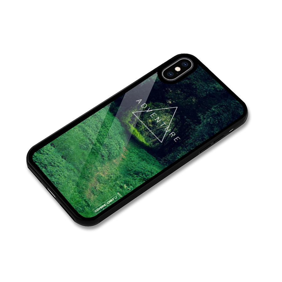 Adventure Take Glass Back Case for iPhone XS Max