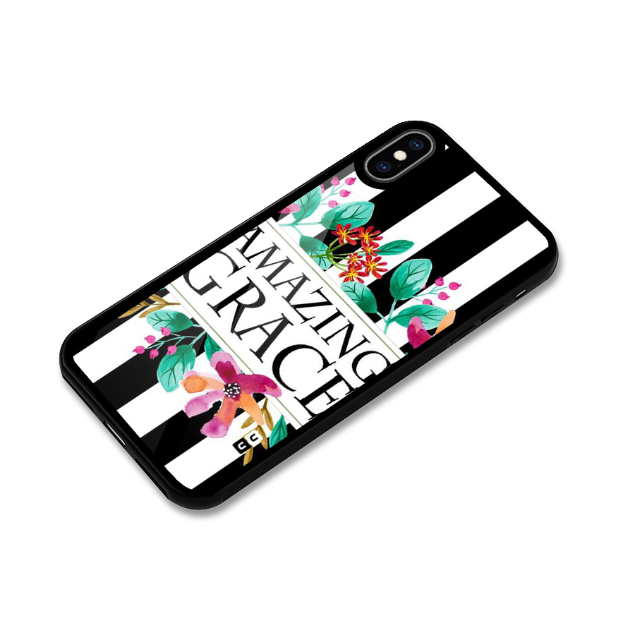 Amazing Grace Glass Back Case for iPhone XS Max