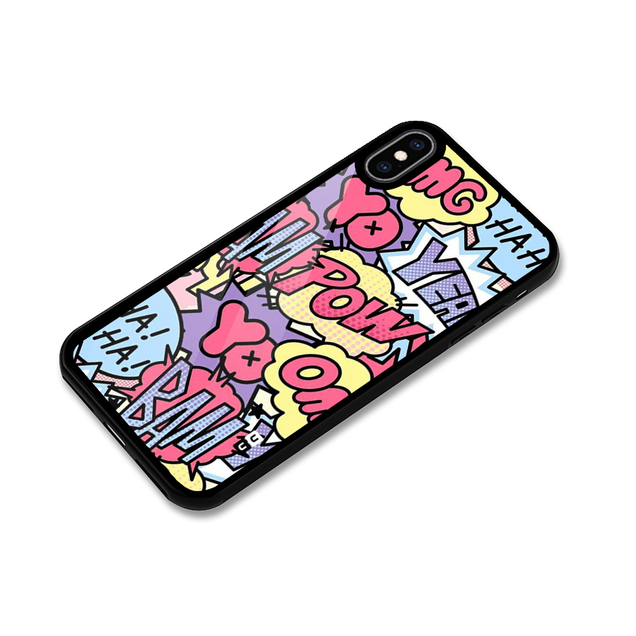 Bam Omg Glass Back Case for iPhone XS Max